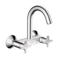 Logis 2-Griff-Kuechenmischer mit Wandauslauf Hansgrohe 71286000 HANSGROHE - 1