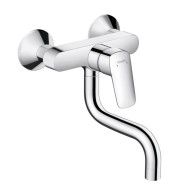 Logis Kitchen mixer tap  Wall  CROMO  Hansgrohe 71836000 HANSGROHE - 1
