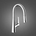 Talis S 280 miscelatore cucina con erogazione estraibile  acciaio optic Hansgrohe 72813800 HANSGROHE - 1