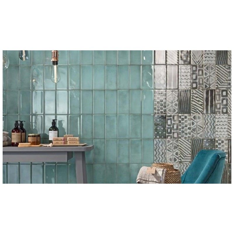 BE IN DECOR GREENSEA 10X20 cm - Iris Ceramica 512073