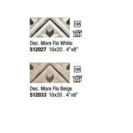 MAY DEKOR MORE FLO WHITE 10X20 cm - Iris Ceramica 512027
