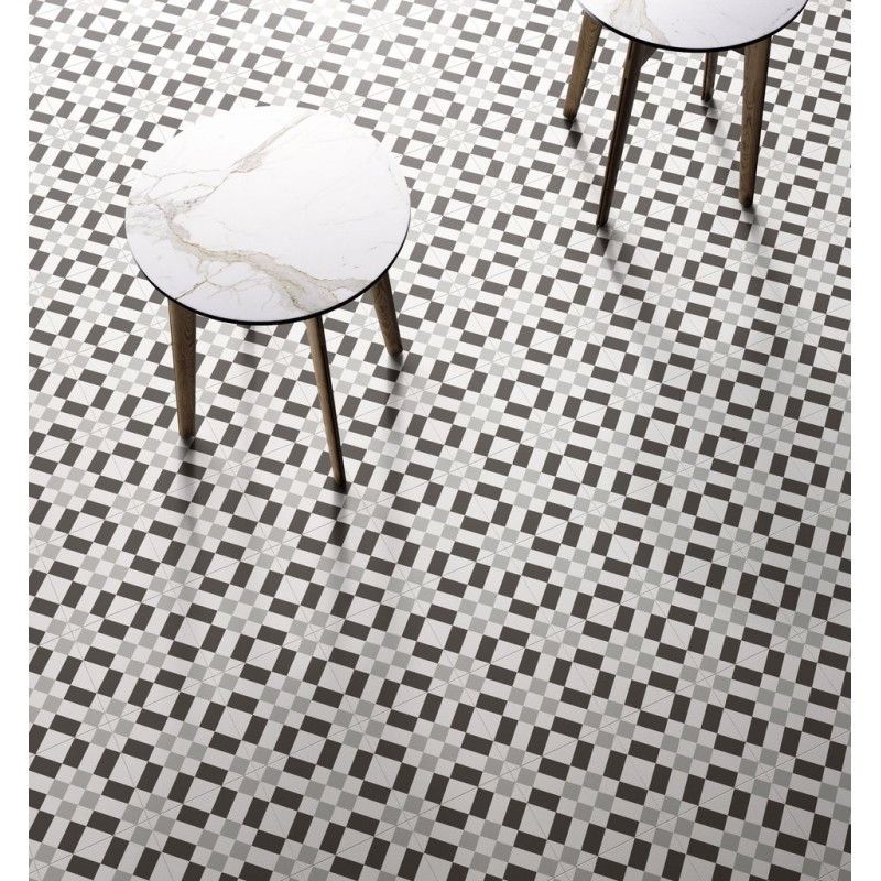 PATCHWORK B&W 02 - CSAPBW0220  20X20 Ceramica Sant'Agostino CERAMICA SANT'AGOSTINO - 1