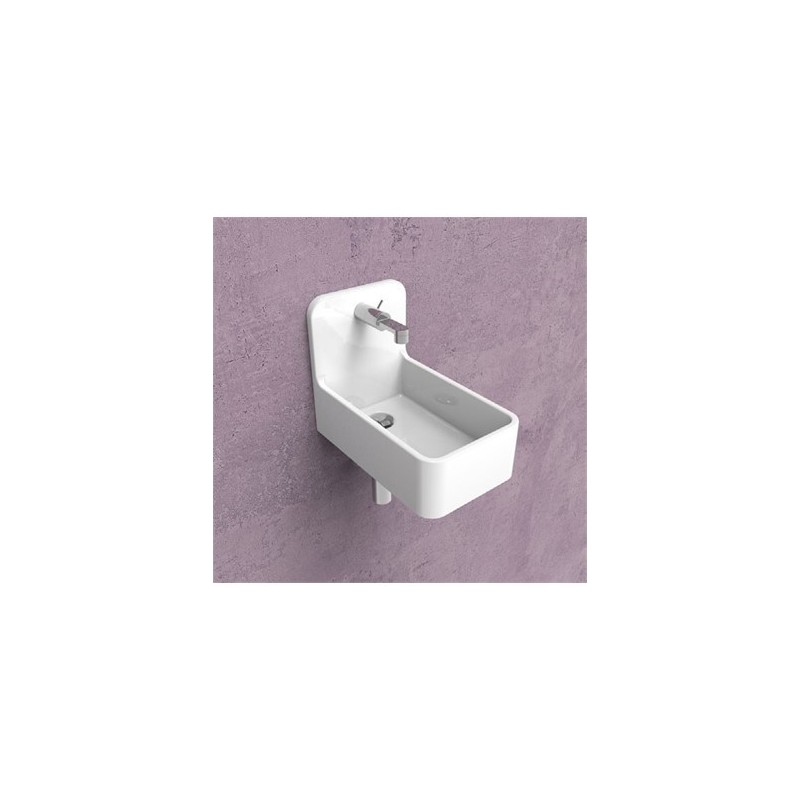 LAVABO MINIWASH 25X42 SOSPESO BIANCO  S - Ceramica Flaminia MWL25 CERAMICA FLAMINIA - 1