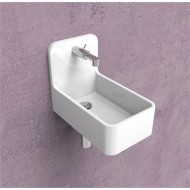 LAVABO MINIWASH 25X42 SOSPESO BIANCO  S - Ceramica Flaminia MWL25 CERAMICA FLAMINIA - 1