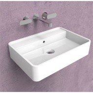 MINIWASH 60 SUSPENDU ROBINETS BLANC  S - Ceramica Flaminia MW60S CERAMICA FLAMINIA - 1
