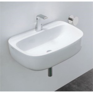 MONO EVIER 64 SOUTIEN/SUSPENDU BLANC   - Ceramica Flaminia MN64L CERAMICA FLAMINIA - 1