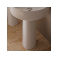BONOLA COLUMN WASHBASIN 46/50 NUVOLA  S - Ceramica Flaminia BN50CNUV CERAMICA FLAMINIA - 1