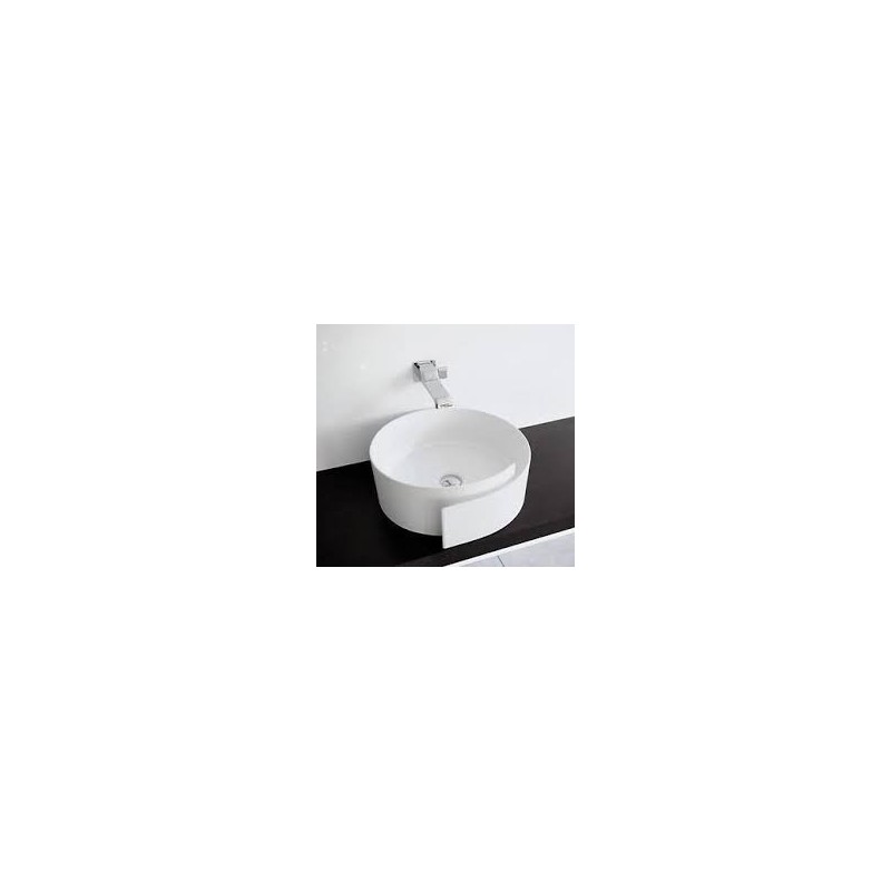 ROLL WASHBASIN 44 COUNTERTOP/CENTRAL HOLE WHITE   - Ceramica Flaminia RL44L CERAMICA FLAMINIA - 1