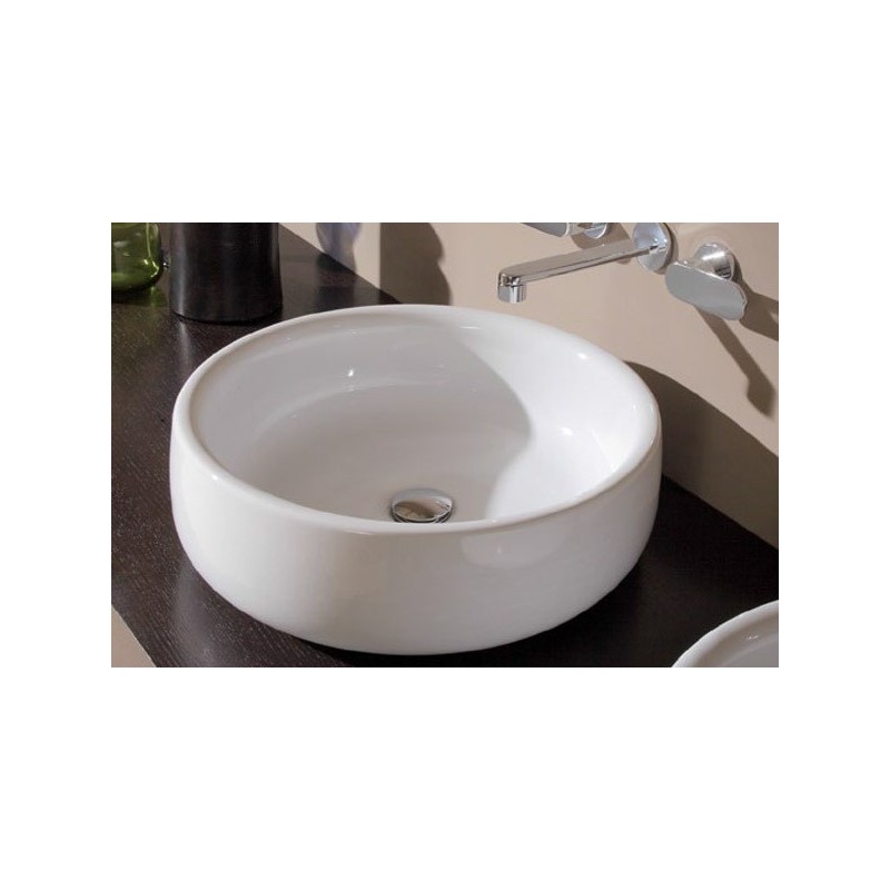 BONOLA WASHBASIN 46 COUNTERTOP NUVOLA   - Ceramica Flaminia BN46ANUV CERAMICA FLAMINIA - 1