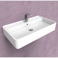 MINIWASH 75 SOSPESO RUBINETTERIA FANGO  S - Ceramica Flaminia MW75SFAN CERAMICA FLAMINIA - 1