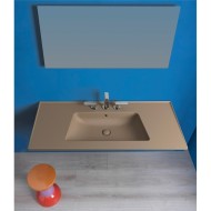 BLOOM CONSOLLE 105 WALL-HUNG FANGO   - Ceramica Flaminia BM105LFAN CERAMICA FLAMINIA - 1