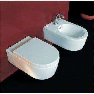 TOILETTE SOSPENDU LINK GOCLEAN NOIR  S - Ceramica Flaminia 5051/WCGNER CERAMICA FLAMINIA - 1