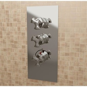 EVERGREEN SHOWER MIXER 2 OUTLET CHROME - Ceramica Flaminia EGBT2 CERAMICA FLAMINIA - 1