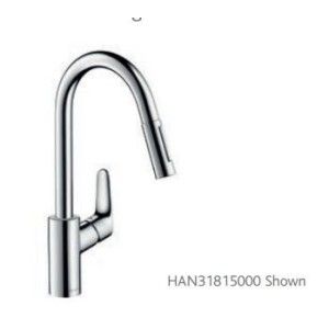 Focus Kitchen SINGLE LEVER KITCHEN TAP WITH PULL White  Hansgrohe 31815800