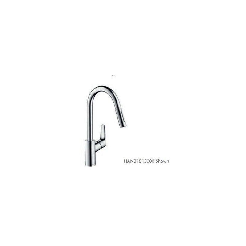 Focus Cucina bocca alta Doccetta  estraibile Bianco Hansgrohe 31815800