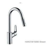Focus Cucina bocca alta Doccetta  estraibile Bianco Hansgrohe 31815800