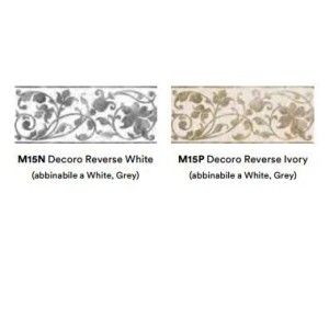 STREAM DECOR REV WH 20X50 - Marazzi M15N