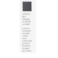 EARTH LATTE BLU CHROME 3,6 x 120 - 1318427 Casalgrande Padana