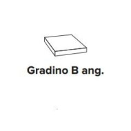 JEWELS EXTRAWHITE JW 19 GRADINO B LUCIDO ANGOLO 33X33 - MIRAGE TS05 MIRAGE - 1