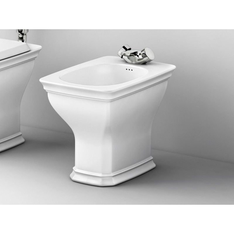 ARTCERAM CIVITAS FLOOR BIDET ONE HOLE CIB002 ARTCERAM - 1
