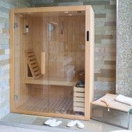 KYRA Sauna 120x120xH.204 Angle / Wall/Niche - Hafro - Geromin