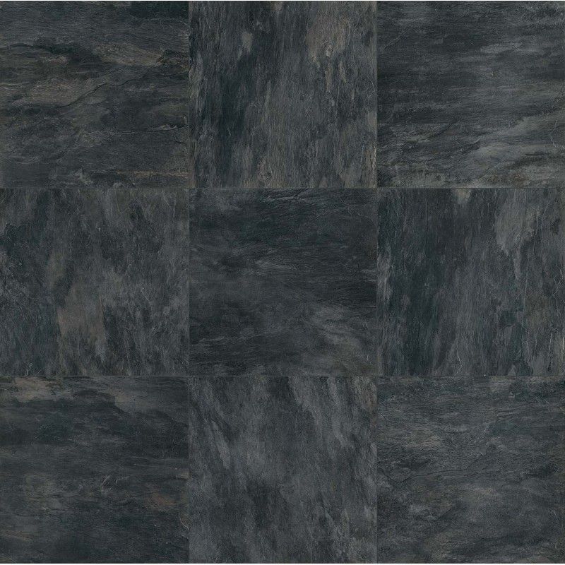 ARDOISE NOIR GRIP 80X80 RETTIFICATO - REX Ceramiche 738655 FLORIM LUXURY DESIGN - 1