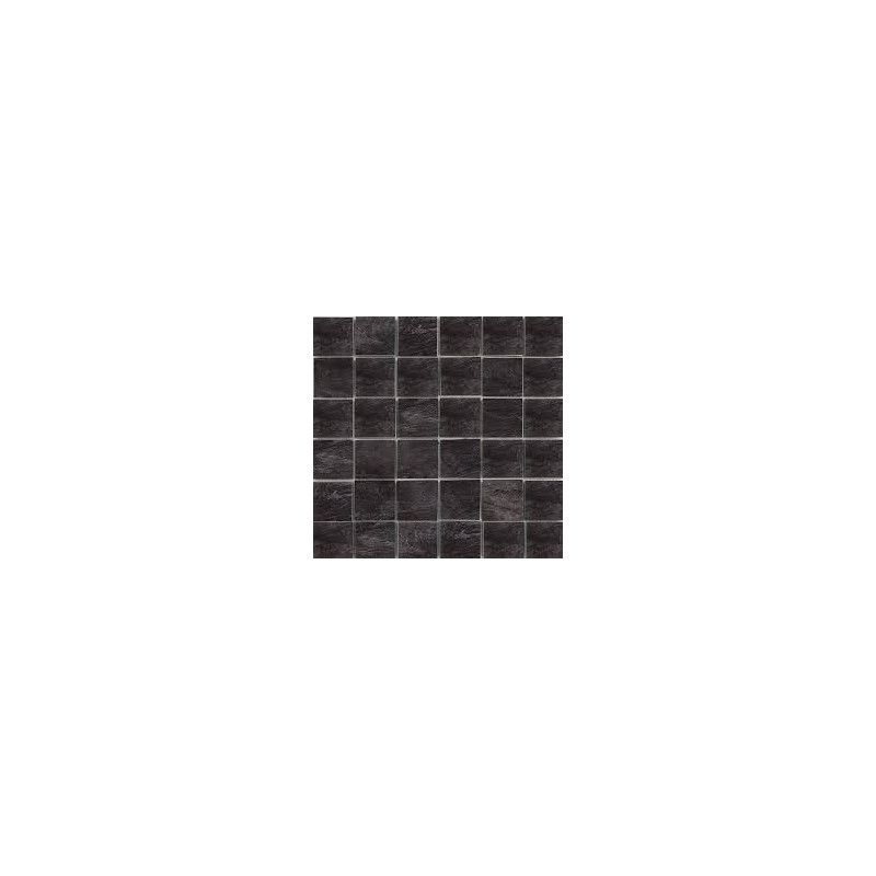 ARDOISE NOIR GRIP MOSAIK  5X5 - REX Ceramiche 739361 FLORIM LUXURY DESIGN - 1
