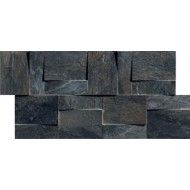 ARDOISE NOIR BRICK-MODUL 3D 30X30 - REX Ceramiche 739373 FLORIM LUXURY DESIGN - 1