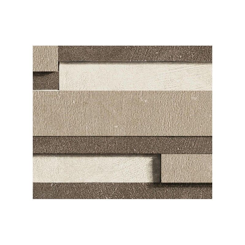 INDUSTRIAL IVORY-MOKA-TAUPE MOD.LATTE  3D 15X60  SOFT - Floor Gres 739191 FLORIM ARCHITECTURAL DESIGN - 1