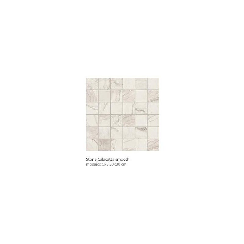 STONES 2.0 CALACATTA SMOOTH MOSAIC 5X5 - Casa dolce Casa 756682